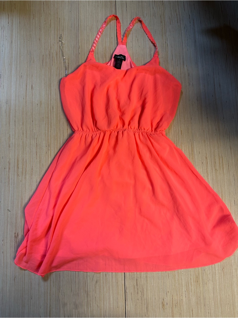 Rue21 Coral Pink Sleeveless Dress